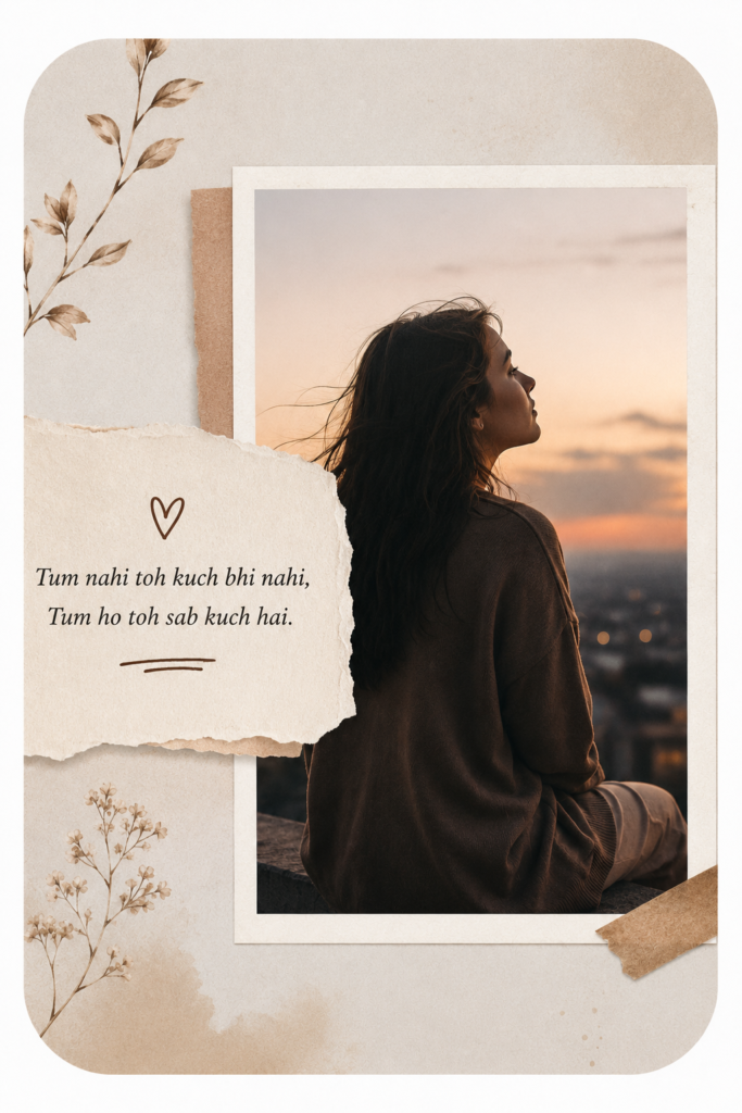 2 Line Love Shayari in English