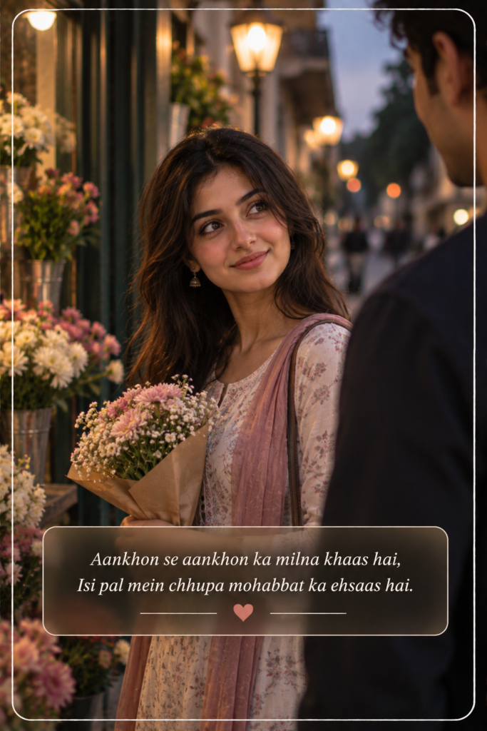 2 line shayari on eyes in english