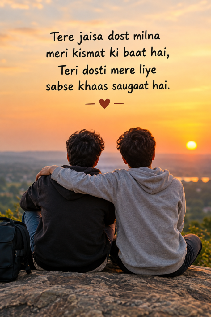 Best Friend Shayari in English 2 Line

