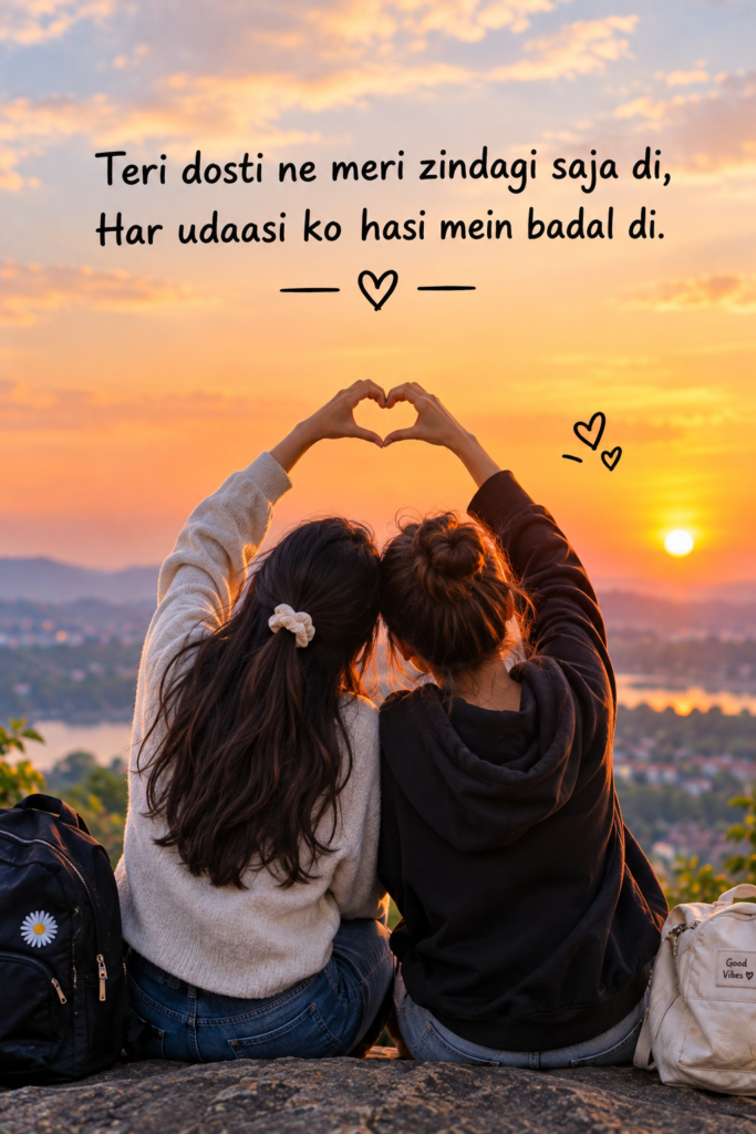 Best Friend Shayari in English 2 Line
