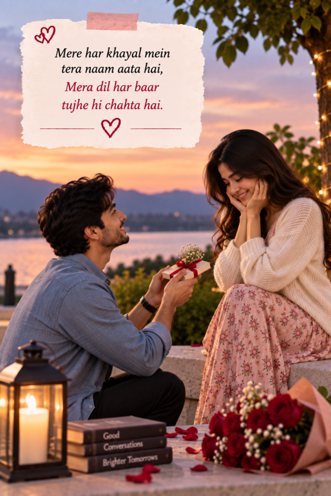 Propose Shayari in English