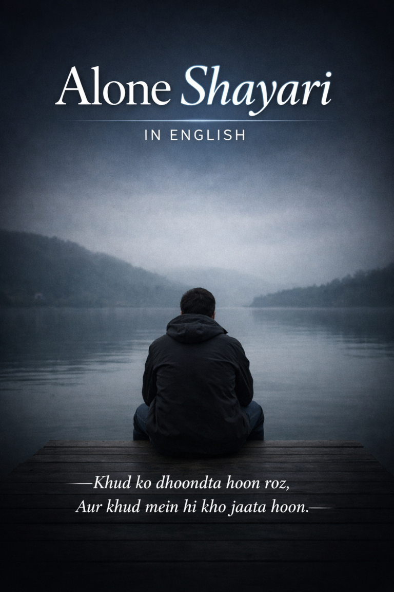 Alone Shayari in English