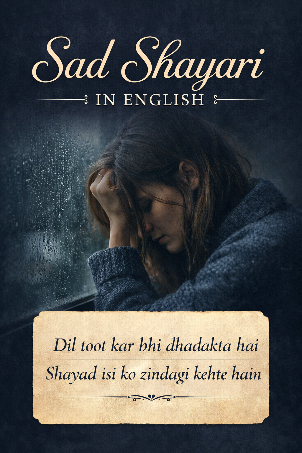 Sad Shayari in English