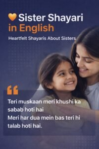 Sister Shayari in English