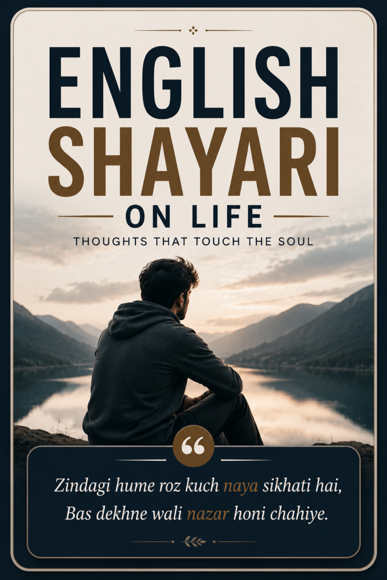 English Shayari on Life