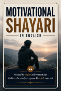 Motivational Shayari in English