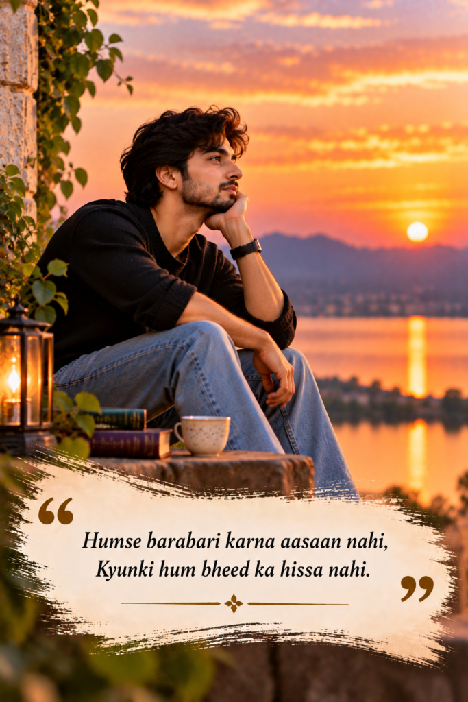 Attitude Shayari Hindi to English