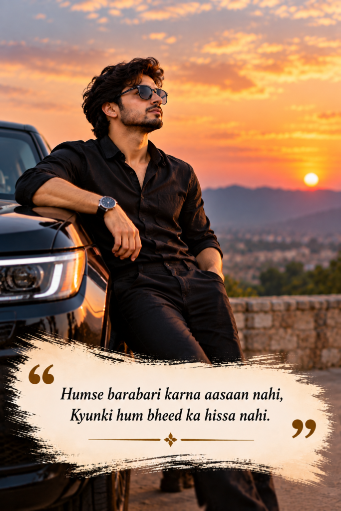 Attitude Shayari Hindi to English