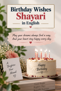 Birthday Wishes Shayari in English