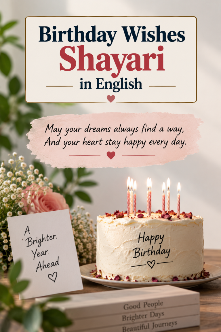Birthday Wishes Shayari in English