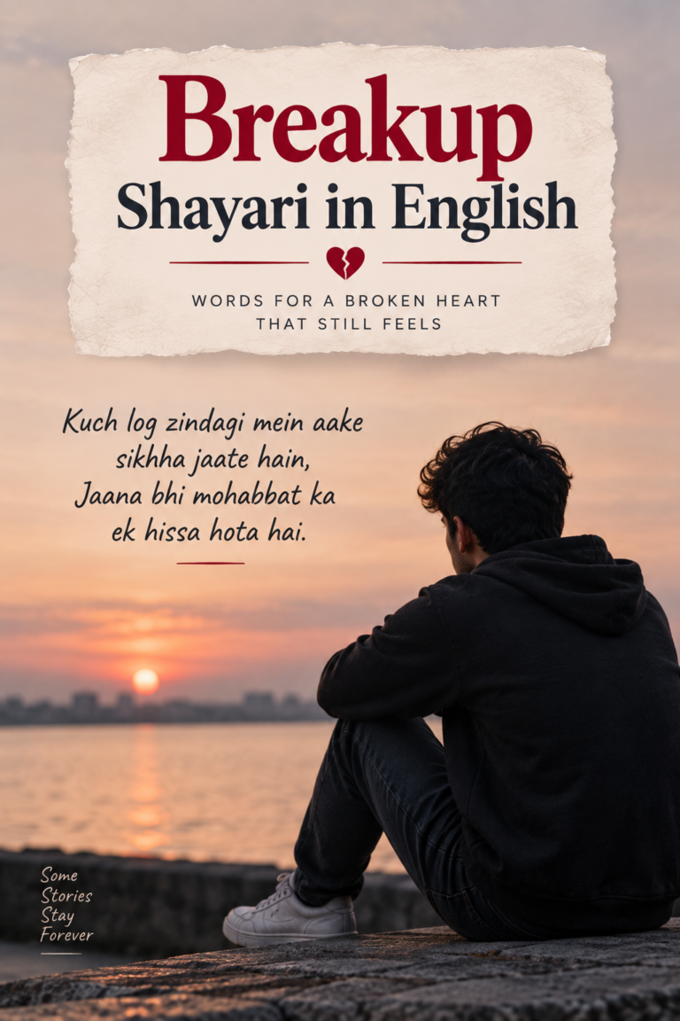Breakup Shayari in English