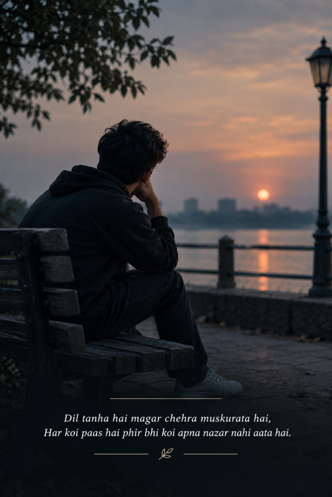 Feeling Alone Sad Shayari in English