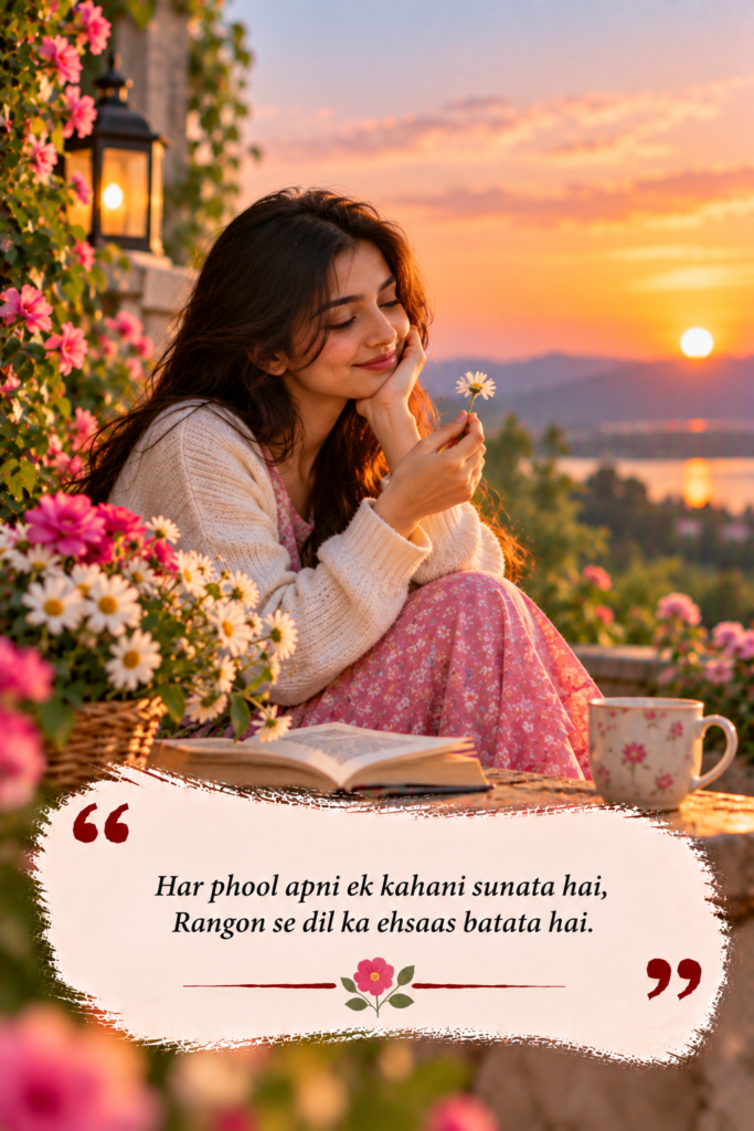 Flower Shayari in English