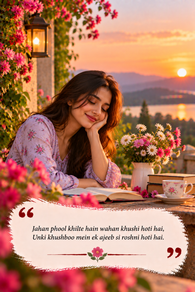 Flower Shayari in English