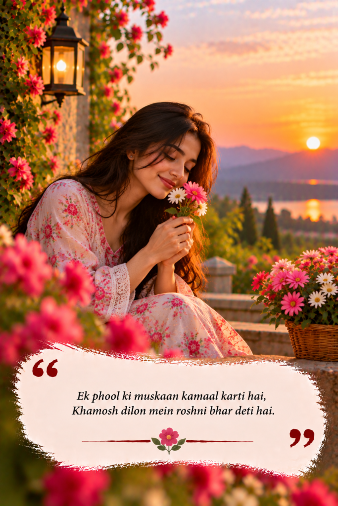 Flower Shayari in English