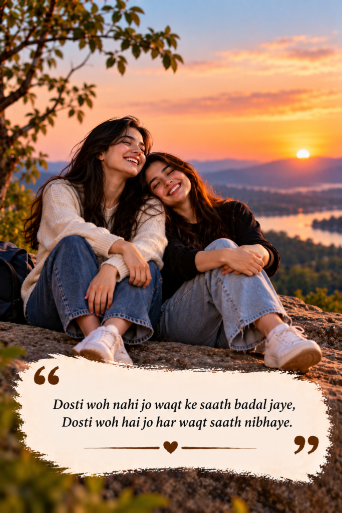 Friends Shayari in English