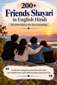 Friends Shayari in English