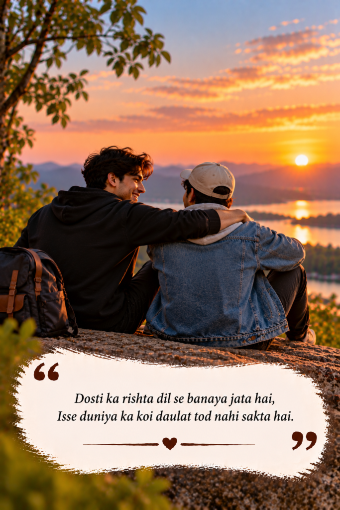 Friends Shayari in English