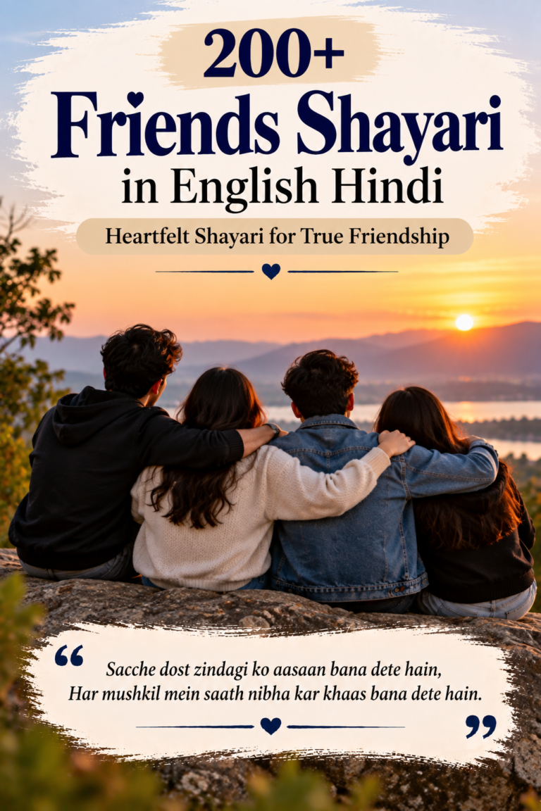 Friends Shayari in English