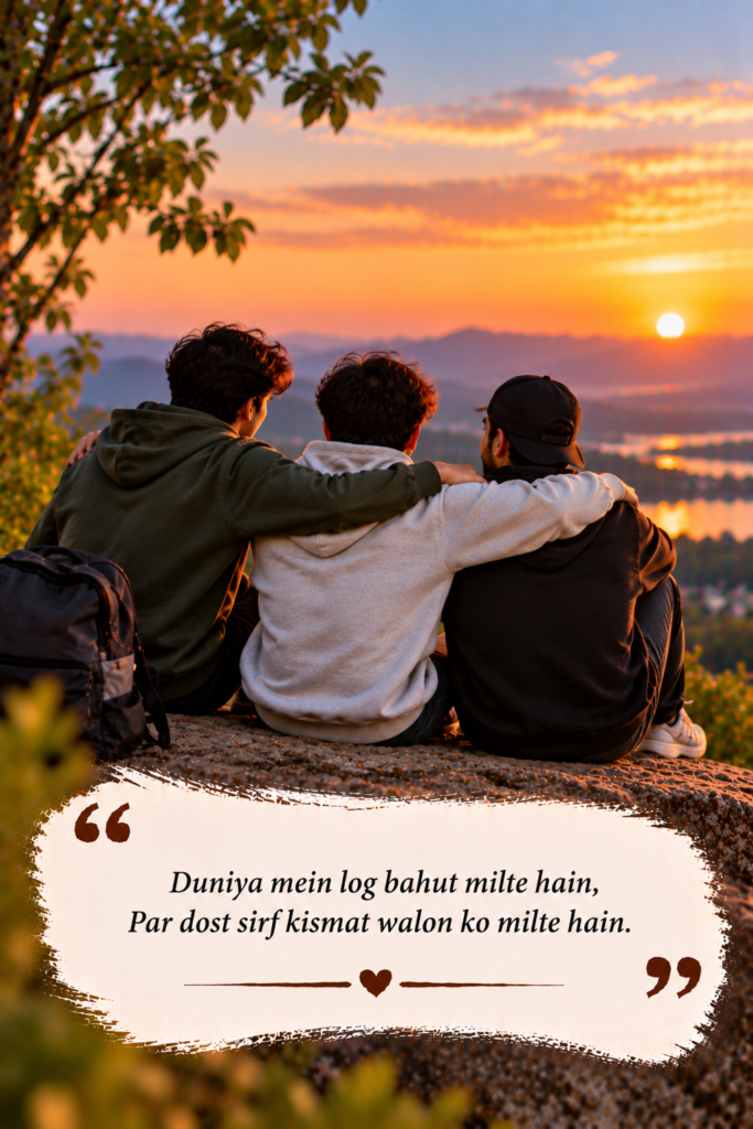 Friends Shayari in English