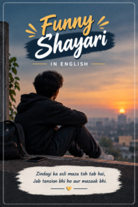 Funny Shayari in English 😂