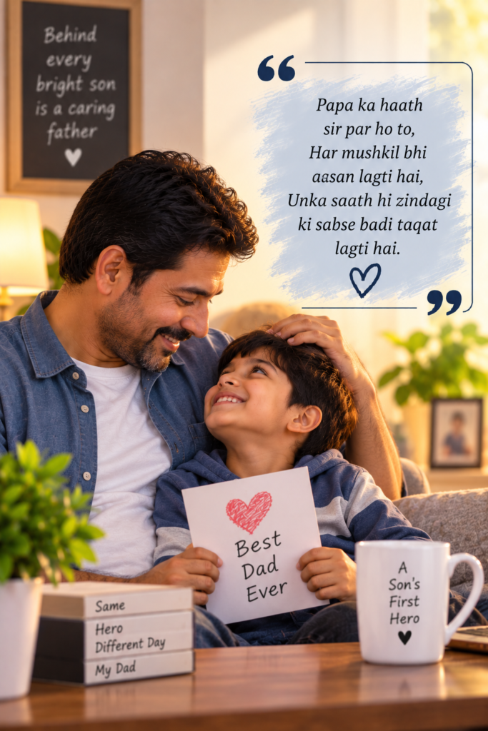 Papa Ke Liye Shayari in English