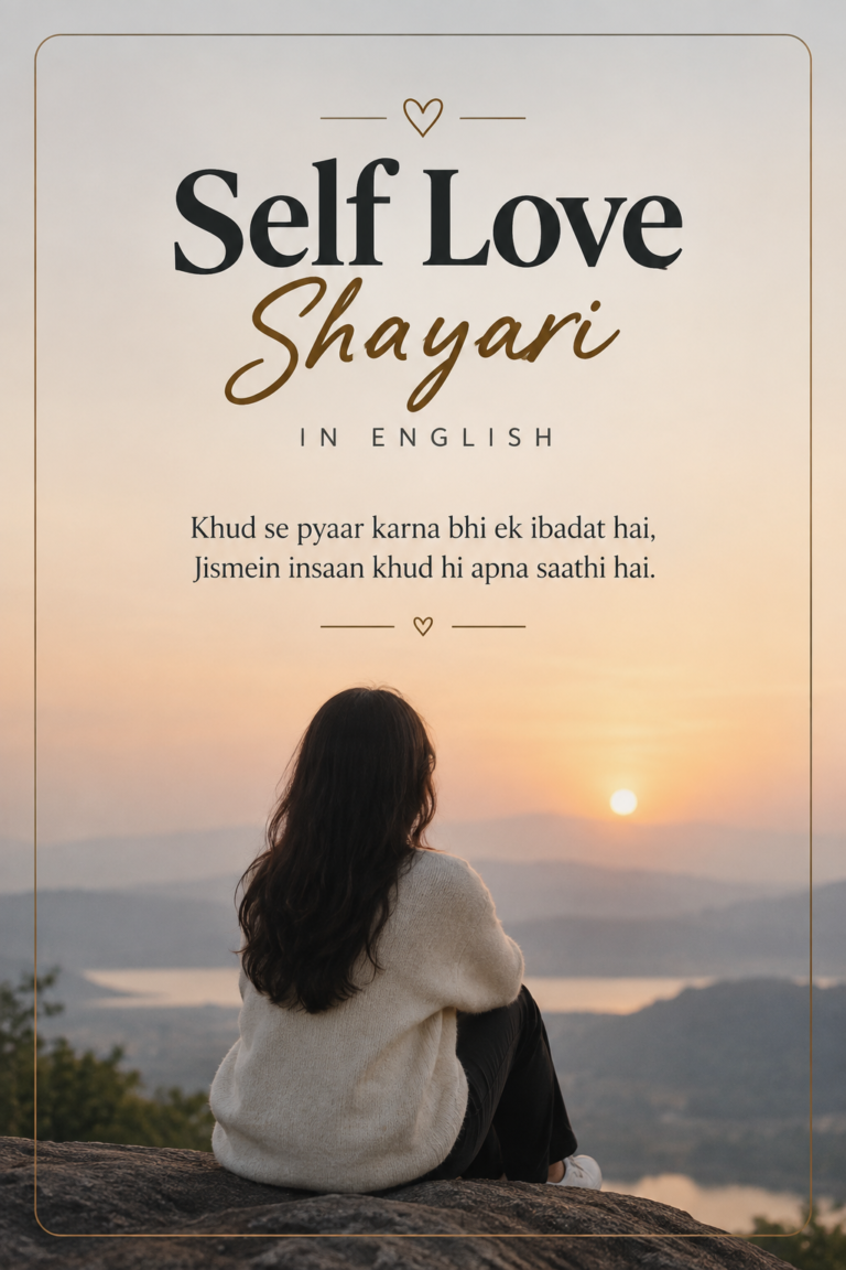 Self Love Shayari in English