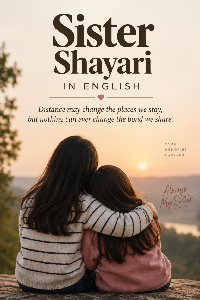 Sister Shayari in English
