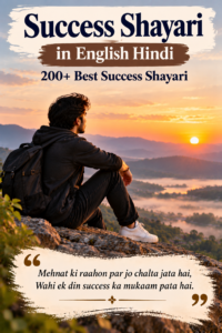 Success Shayari in English Hindi