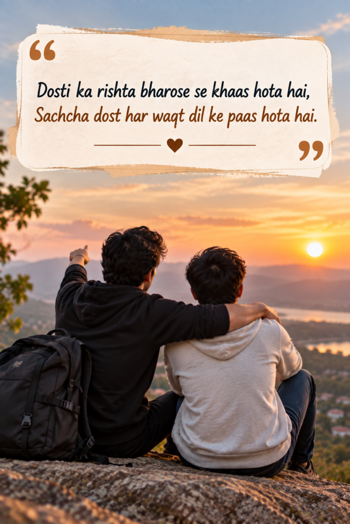 Trust Friendship Shayari in English