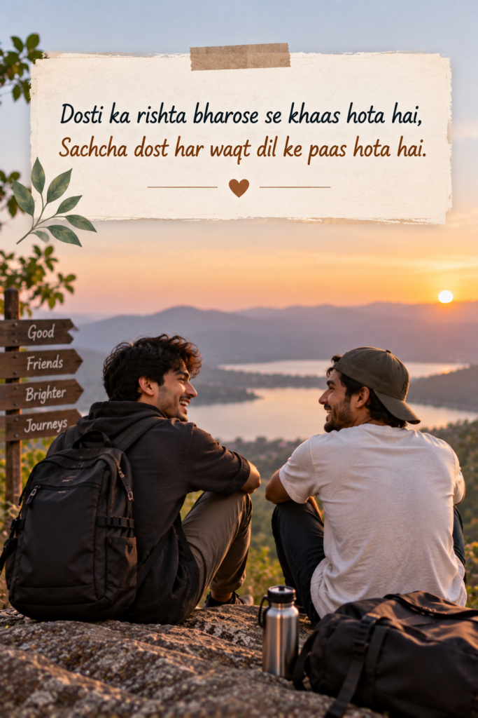 Trust Friendship Shayari in English