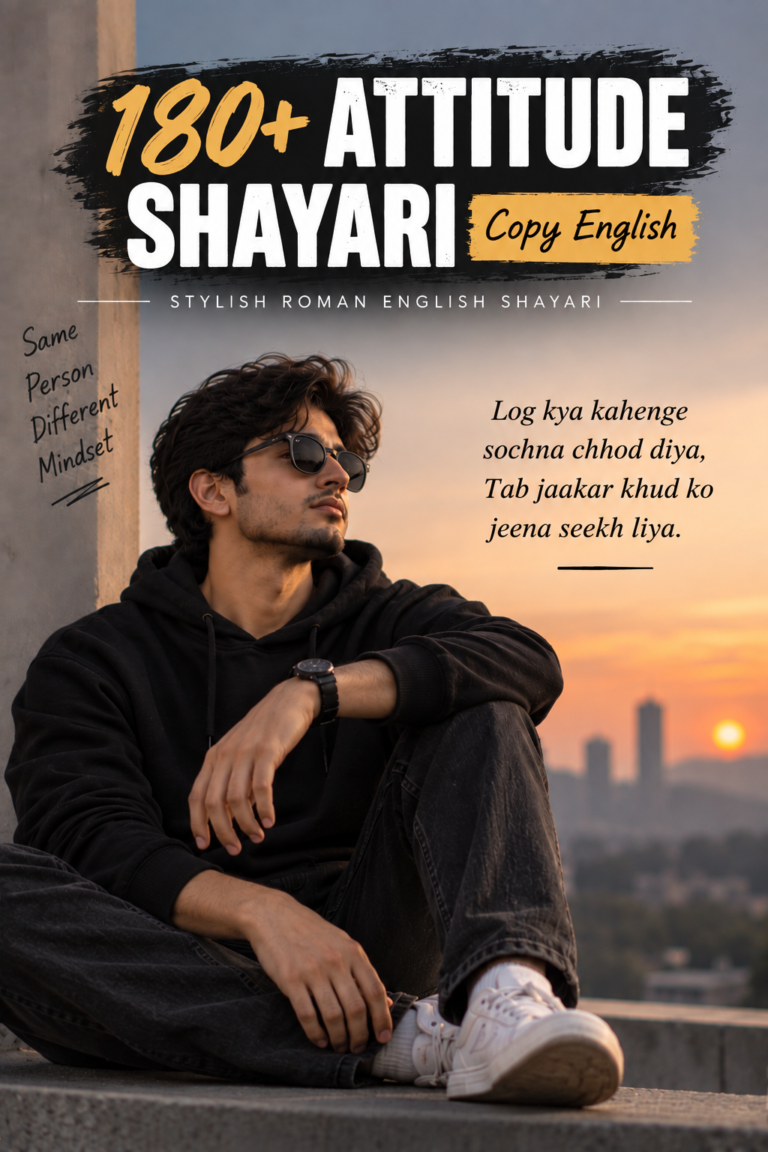 attitude shayari🔥 copy english