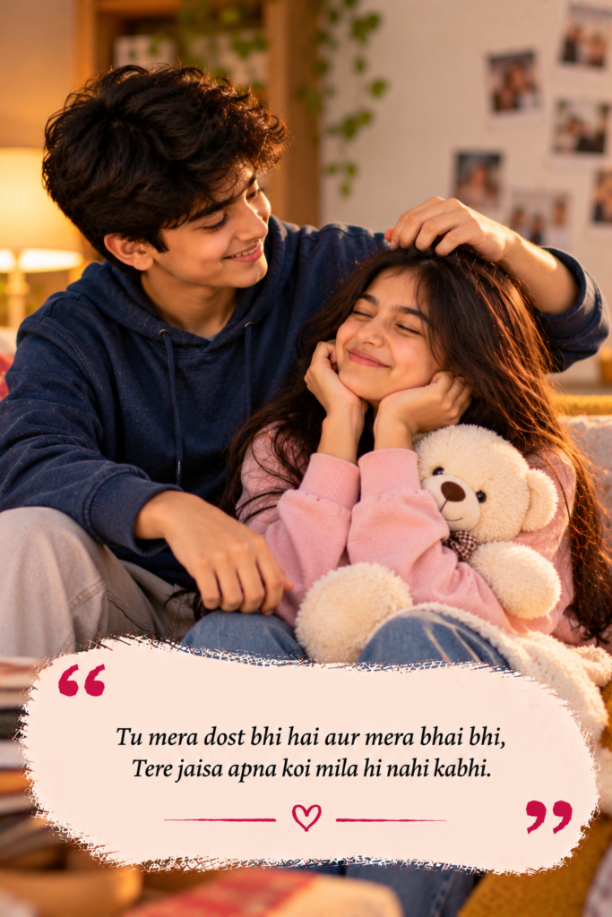 Bhai Ke Liye Shayari in English
