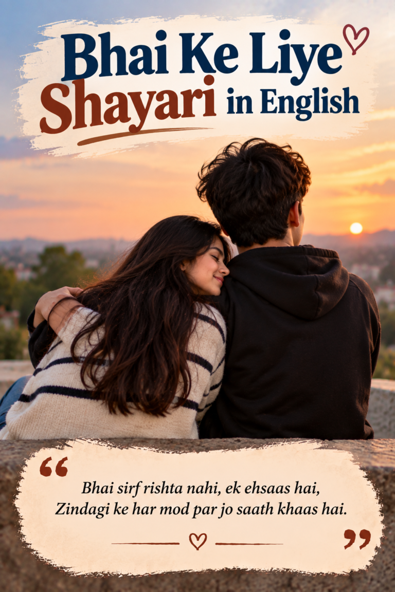 Bhai Ke Liye Shayari in English
