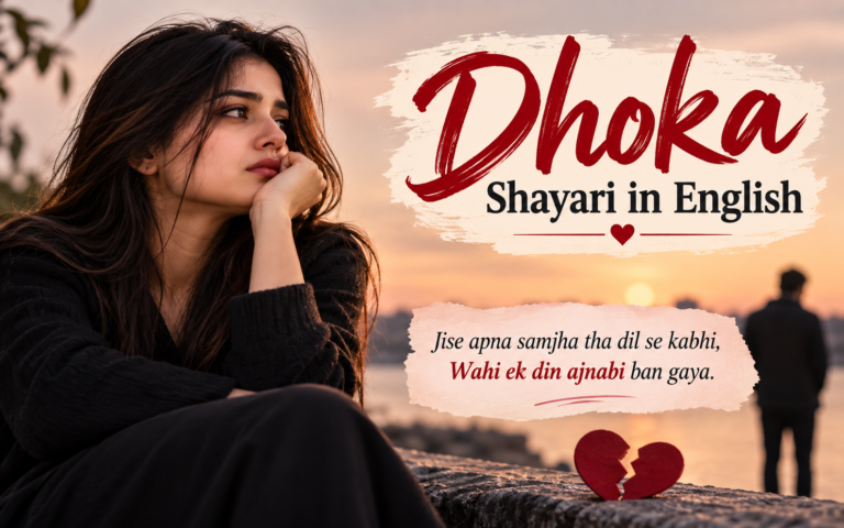 Dhoka Shayari in English