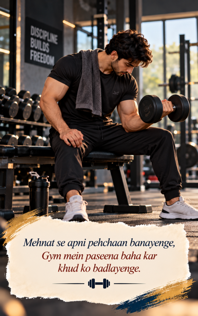 Gym Shayari in EnglishGym 