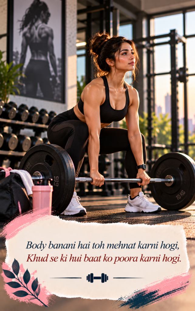 Gym Shayari in EnglishGym