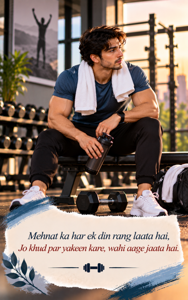 Gym Shayari in EnglishGym 