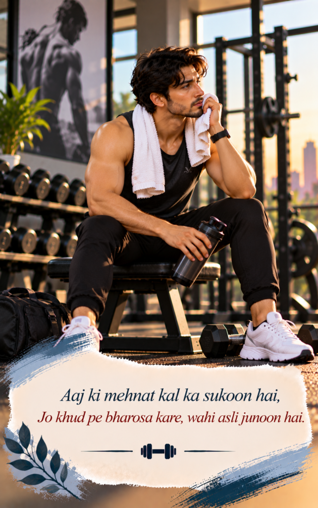 Gym Shayari in EnglishGym 