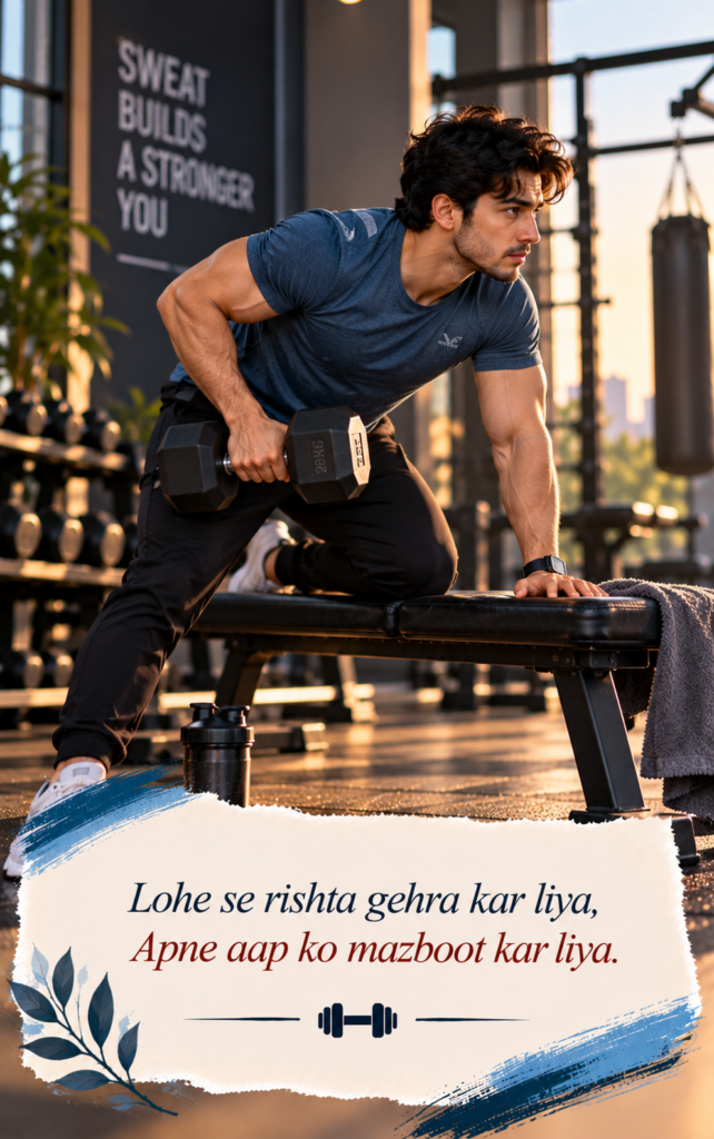 Gym Shayari in EnglishGym