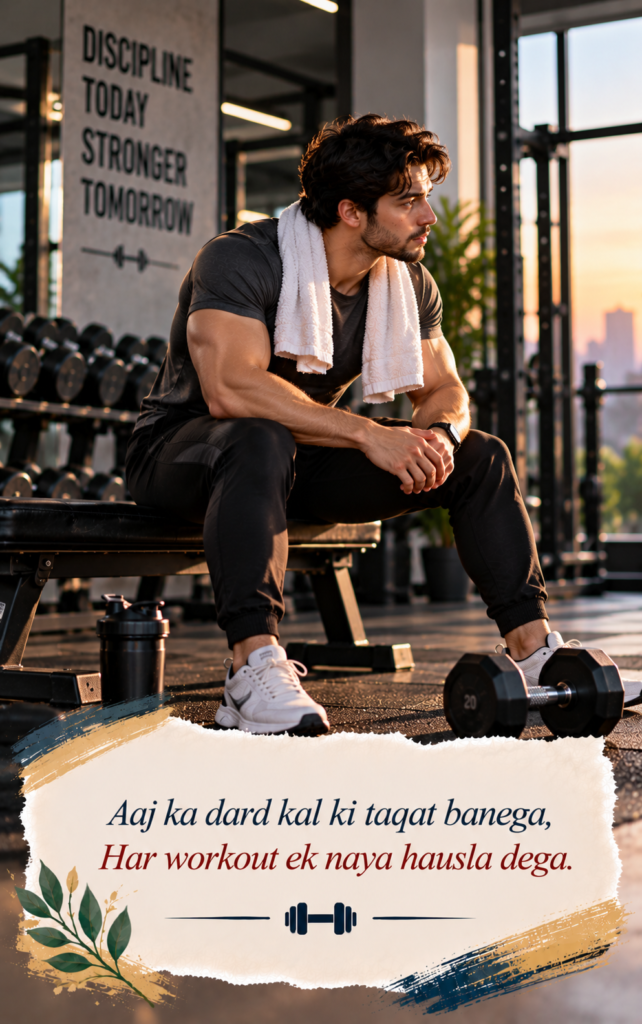 Gym Shayari in EnglishGym 