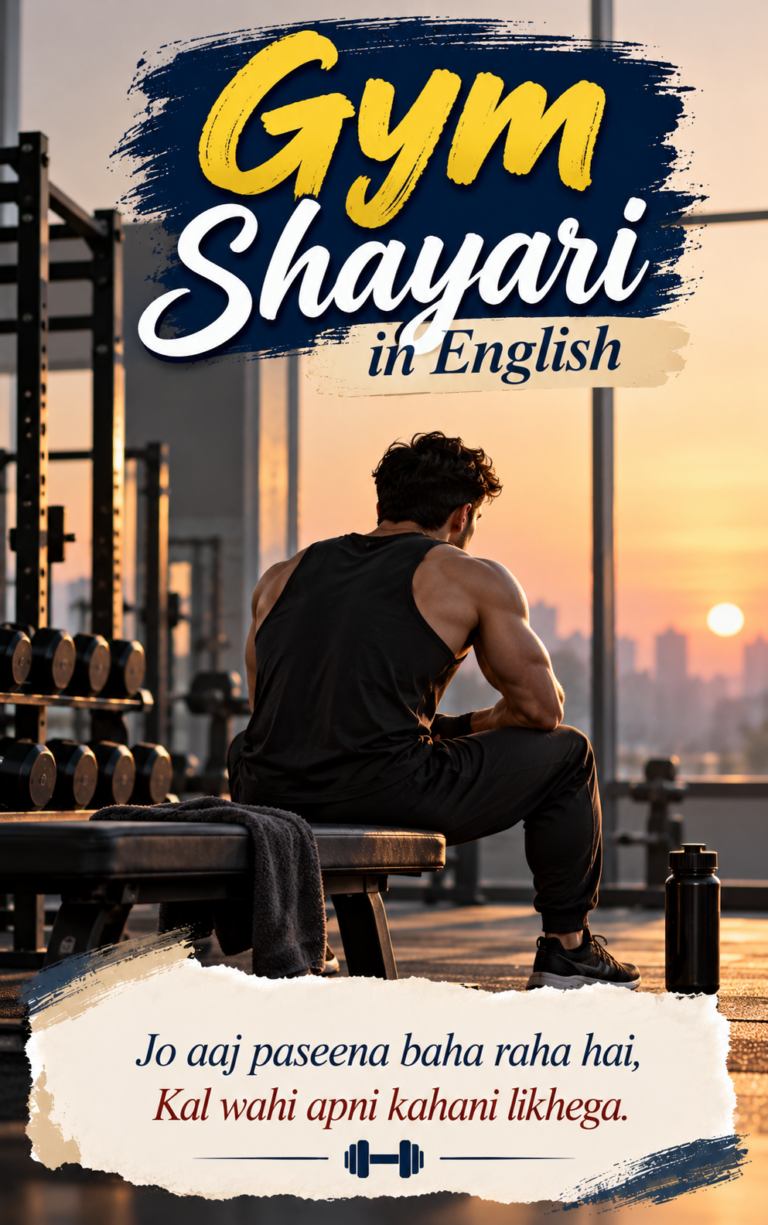 Gym Shayari in English