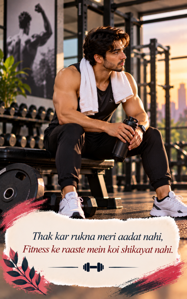 Gym Shayari in EnglishGym