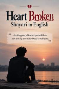 Heart Broken Shayari in English