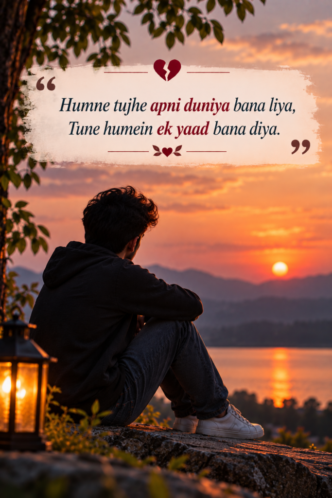 Heart Broken Shayari in English