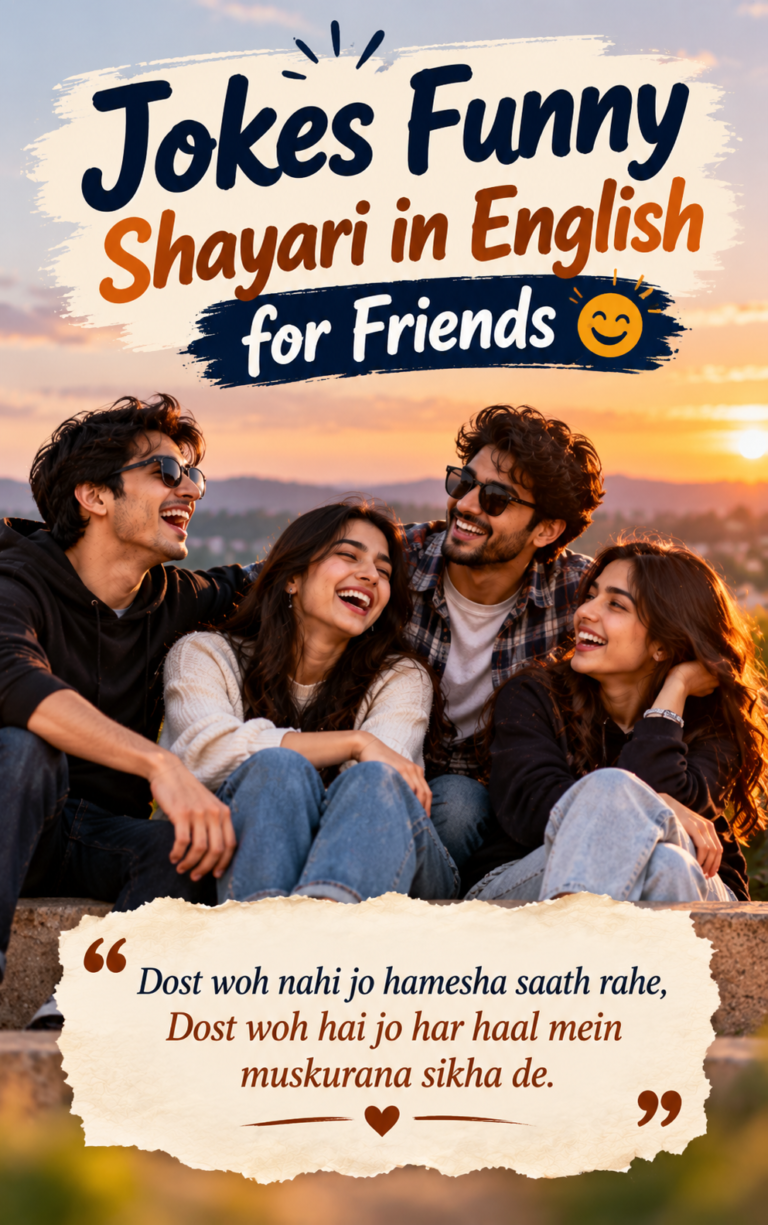 Jokes Funny Shayari in English for Friends
