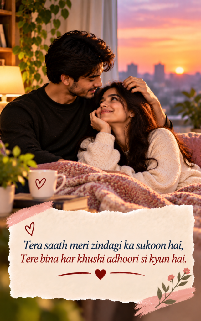 Life Partner Shayari in English ❤️