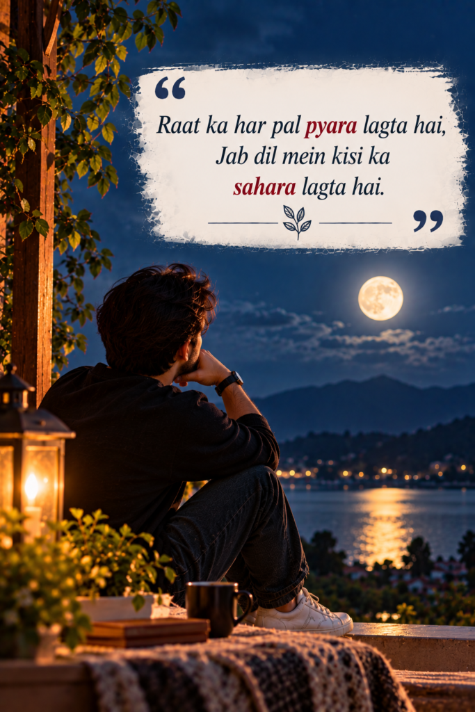 Night Shayari in English