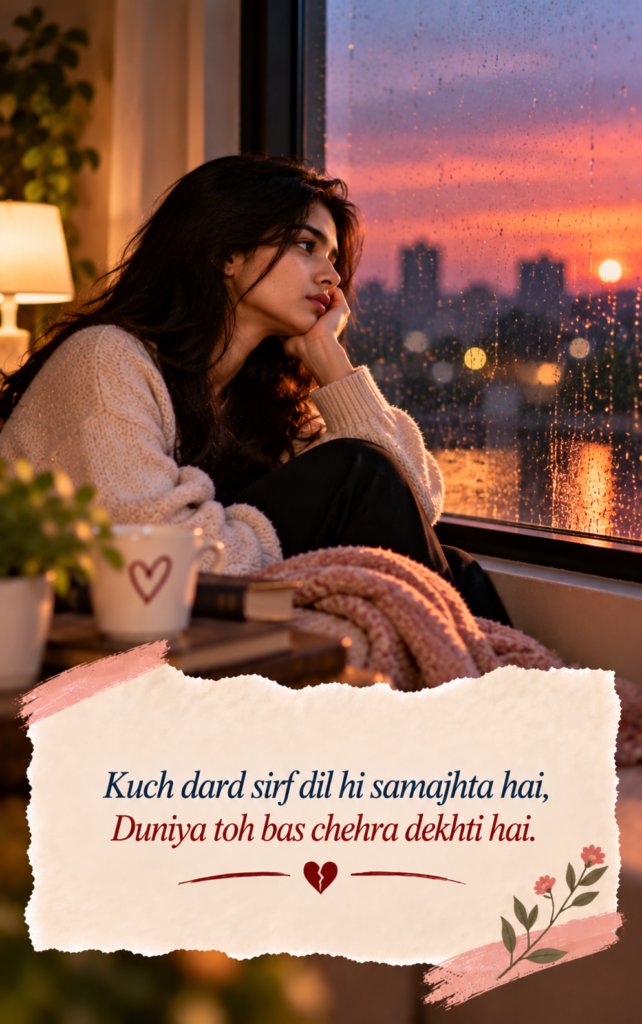 Sad Shayari Life 2 Line English in Hindi 😭