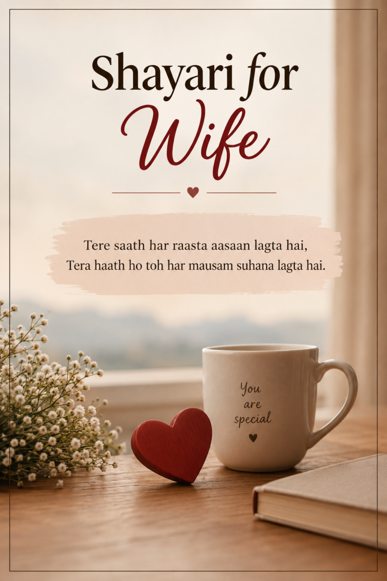 Shayari for Wife in English